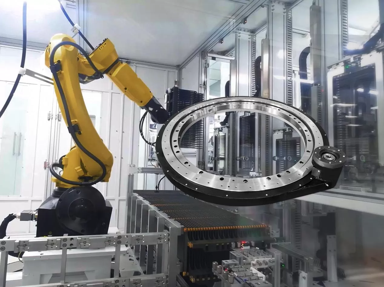 Spur Gear Slew Drive for Die Insertion Machines in Semiconductor Packaging and Testing Lines